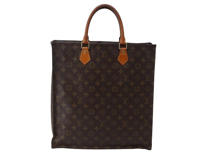 LOUIS VUITTON Borsa Sac Plat Monogram M51140 LV Auth BA5844 Monogramma - vista 13