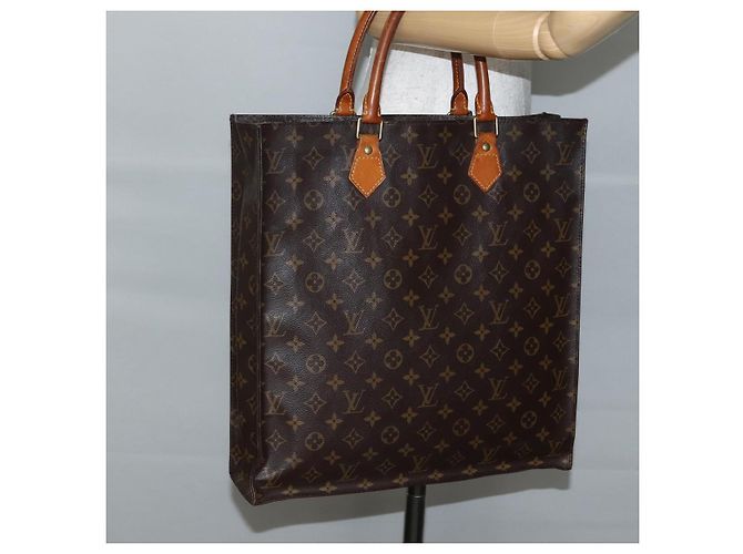 LOUIS VUITTON Borsa Sac Plat Monogram M51140 LV Auth BA5844 Monogramma - vista 19