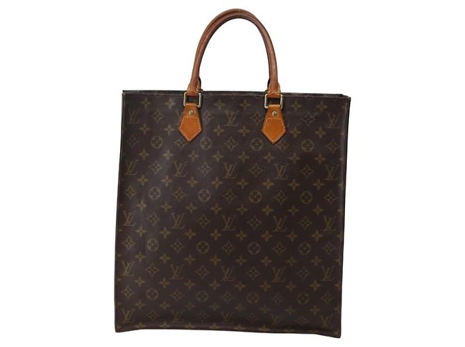 LOUIS VUITTON Borsa Sac Plat Monogram M51140 LV Auth BA5844 Monogramma - vista 2
