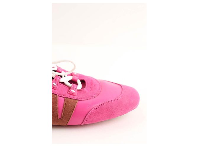 Louis Vuitton Sneaker aus rosa Wildleder Pink - Ansicht 4