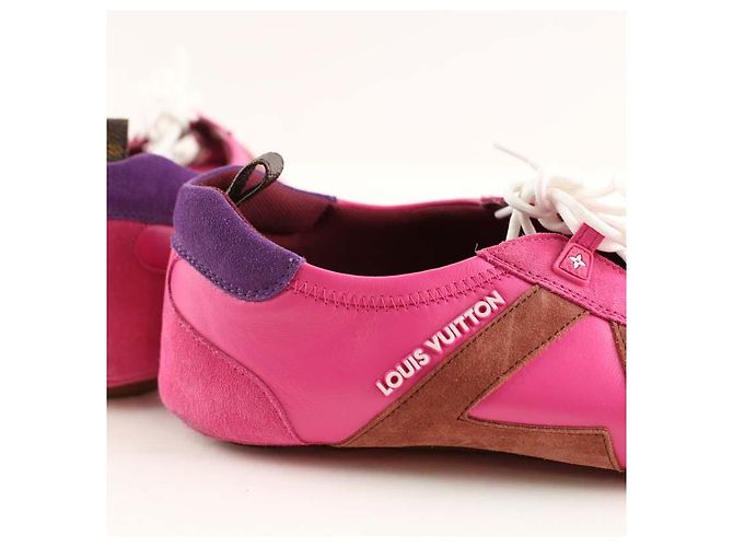 Louis Vuitton Sneaker aus rosa Wildleder Pink - Ansicht 5