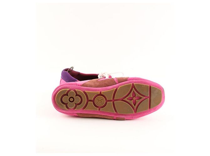 Louis Vuitton Sneaker aus rosa Wildleder Pink - Ansicht 6