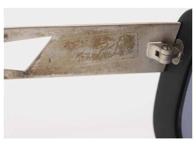 Occhiali da sole CHANEL Plastica Nera CC Auth BA6232 Nero - vista 12