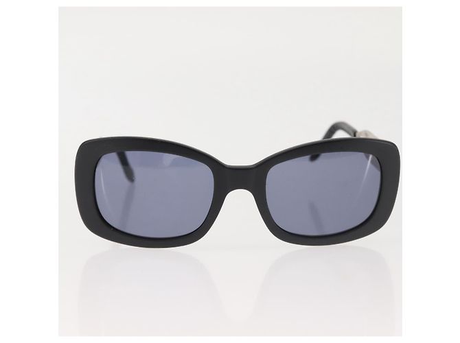 Occhiali da sole CHANEL Plastica Nera CC Auth BA6232 Nero - vista 2