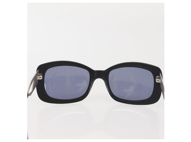 Occhiali da sole CHANEL Plastica Nera CC Auth BA6232 Nero - vista 3