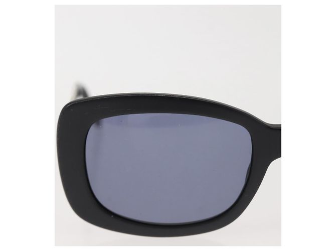 Occhiali da sole CHANEL Plastica Nera CC Auth BA6232 Nero - vista 4