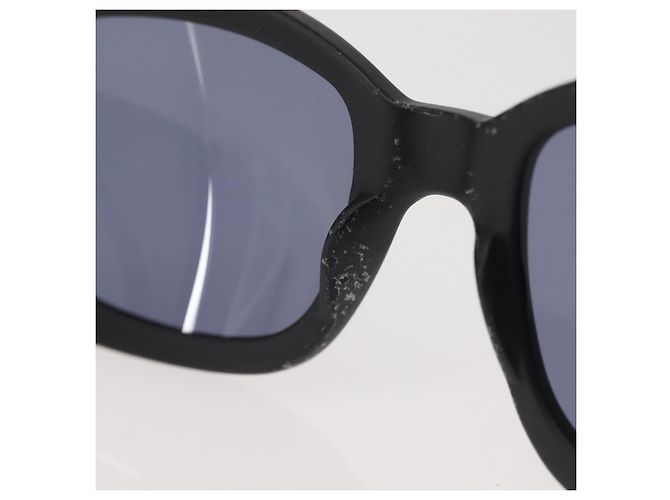 Occhiali da sole CHANEL Plastica Nera CC Auth BA6232 Nero - vista 6