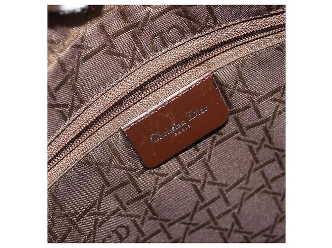 Borsa Canage in nylon beige argento Christian Dior Auth bs29100 - vista 17