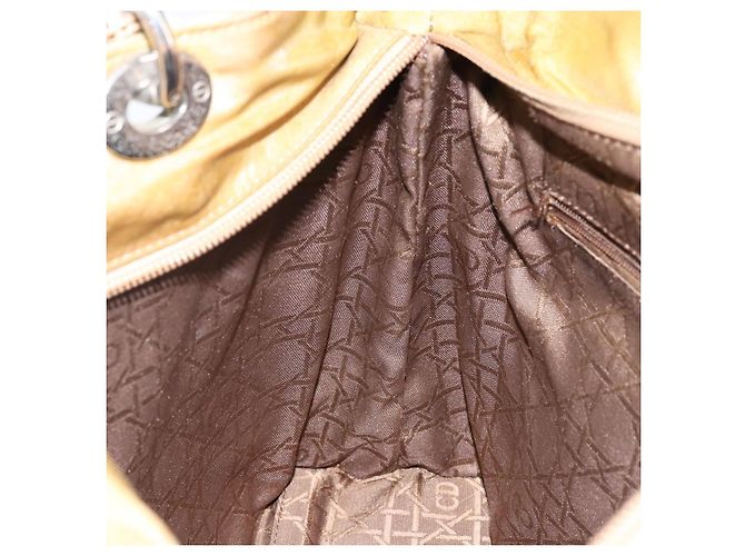 Borsa Canage in nylon beige argento Christian Dior Auth bs29100 - vista 20