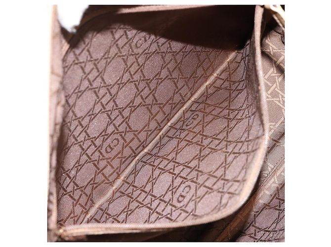 Borsa Canage in nylon beige argento Christian Dior Auth bs29100 - vista 21