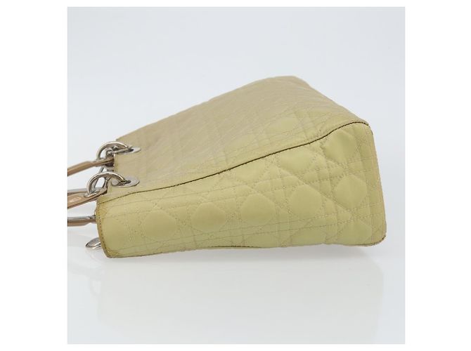Borsa Canage in nylon beige argento Christian Dior Auth bs29100 - vista 5