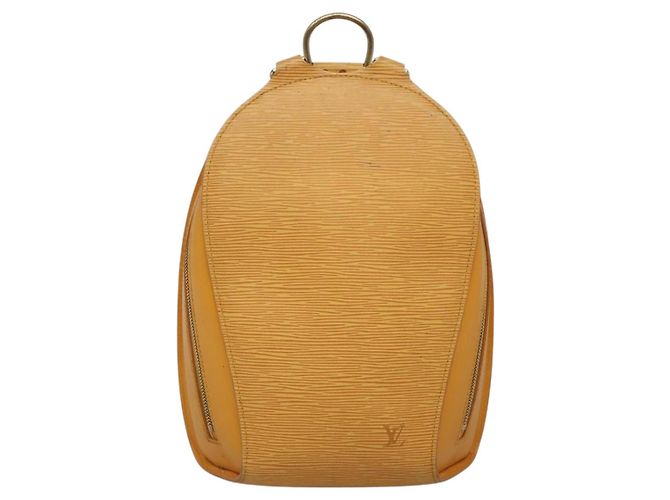 LOUIS VUITTON Epi Mabillon Rucksack Gelb M52239 LV Auth 141386 - Ansicht 13