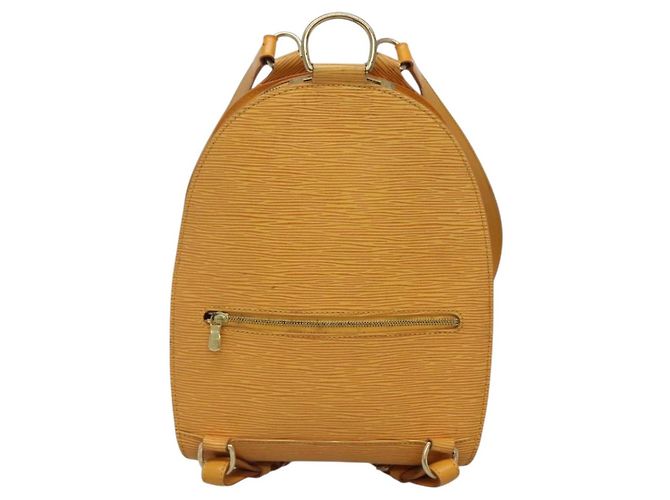 LOUIS VUITTON Epi Mabillon Rucksack Gelb M52239 LV Auth 141386 - Ansicht 2