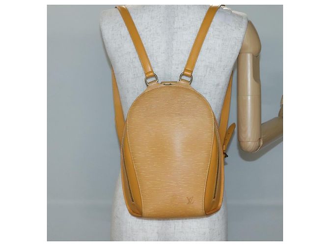 LOUIS VUITTON Epi Mabillon Rucksack Gelb M52239 LV Auth 141386 - Ansicht 22