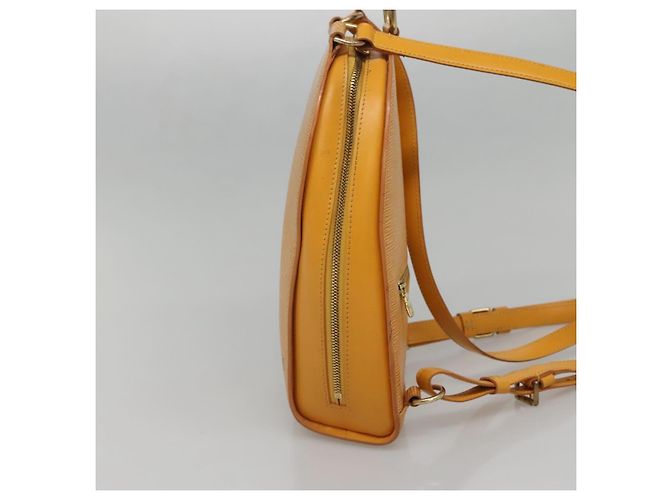 LOUIS VUITTON Epi Mabillon Rucksack Gelb M52239 LV Auth 141386 - Ansicht 4