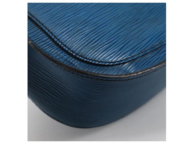 LOUIS VUITTON Epi Saint Cloud GM Shoulder Bag Toledo Blue M52195 LV Auth 141111 - view 17