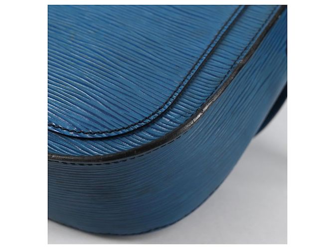 LOUIS VUITTON Epi Saint Cloud GM Shoulder Bag Toledo Blue M52195 LV Auth 141111 - view 18