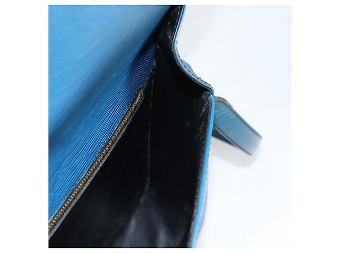 LOUIS VUITTON Epi Saint Cloud GM Shoulder Bag Toledo Blue M52195 LV Auth 141111 - view 25