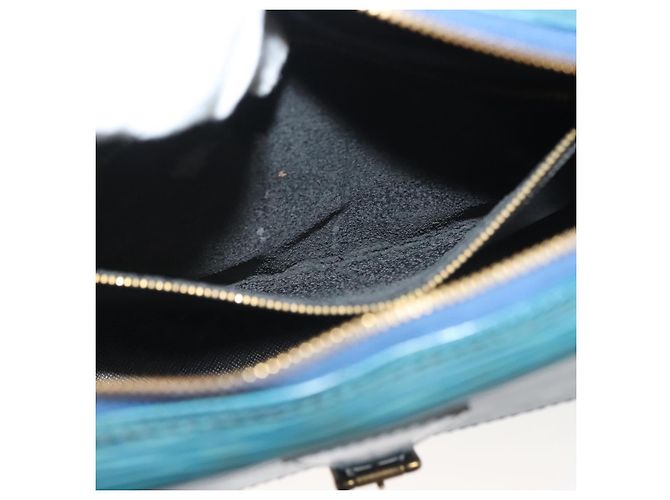 LOUIS VUITTON Borsa a Spalla Epi June Feuille Blu M52155 LV Auth 141626 - vista 10
