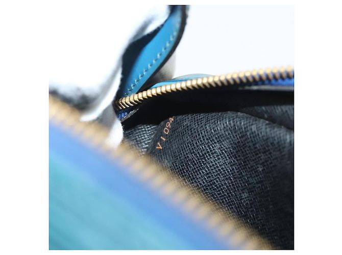LOUIS VUITTON Borsa a Spalla Epi June Feuille Blu M52155 LV Auth 141626 - vista 12