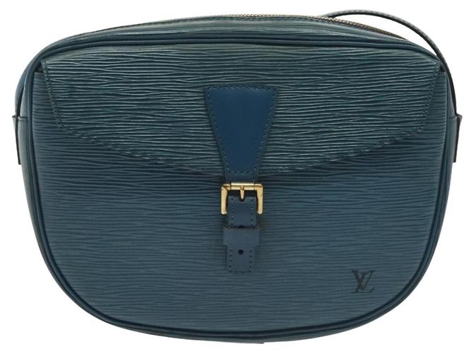 LOUIS VUITTON Borsa a Spalla Epi June Feuille Blu M52155 LV Auth 141626 - vista 13