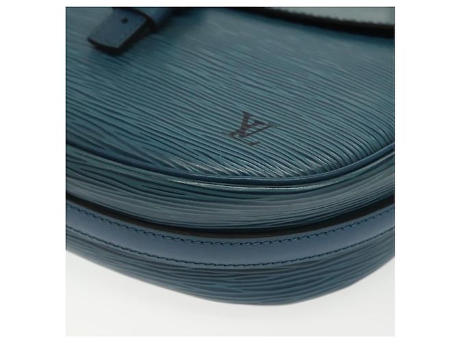LOUIS VUITTON Borsa a Spalla Epi June Feuille Blu M52155 LV Auth 141626 - vista 16