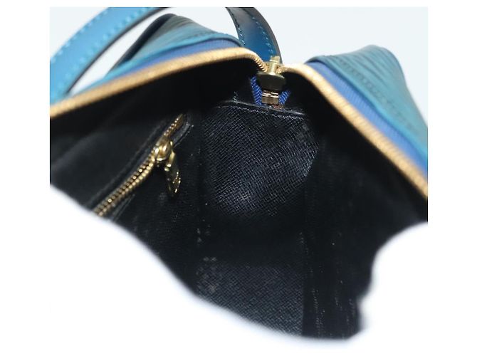 LOUIS VUITTON Borsa a Spalla Epi June Feuille Blu M52155 LV Auth 141626 - vista 21