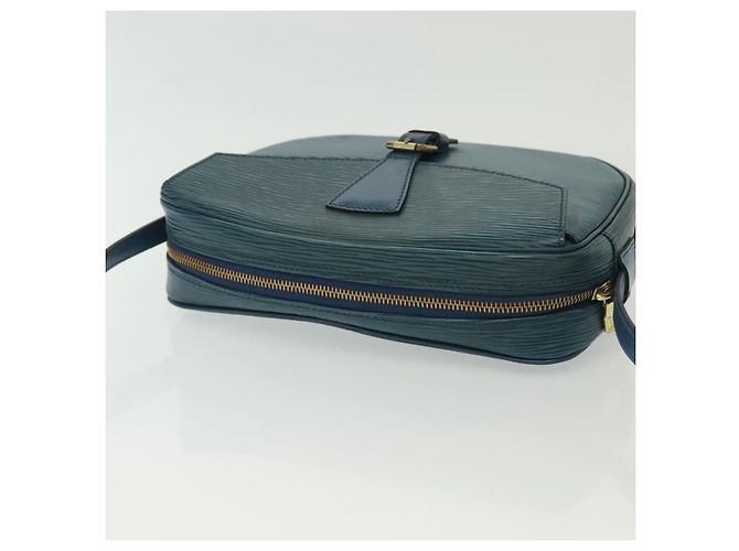 LOUIS VUITTON Borsa a Spalla Epi June Feuille Blu M52155 LV Auth 141626 - vista 6