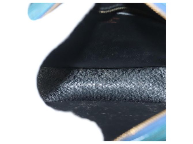 LOUIS VUITTON Borsa a Spalla Epi June Feuille Blu M52155 LV Auth 141626 - vista 9