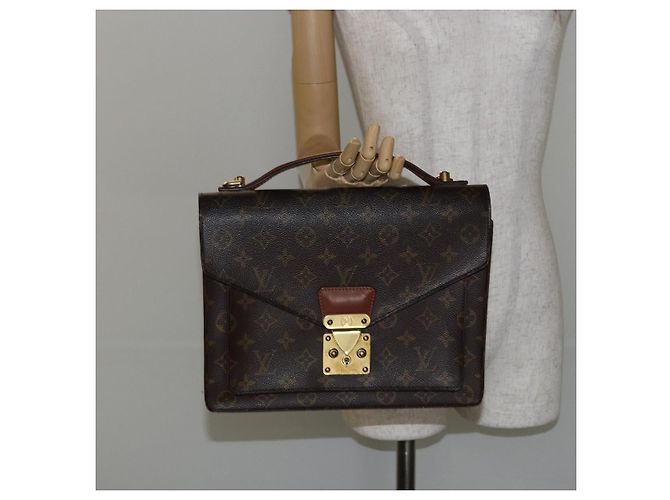 LOUIS VUITTON Borsa a Mano Monogramma Monceau 28 M51185 LV Auth bs29406 - vista 25