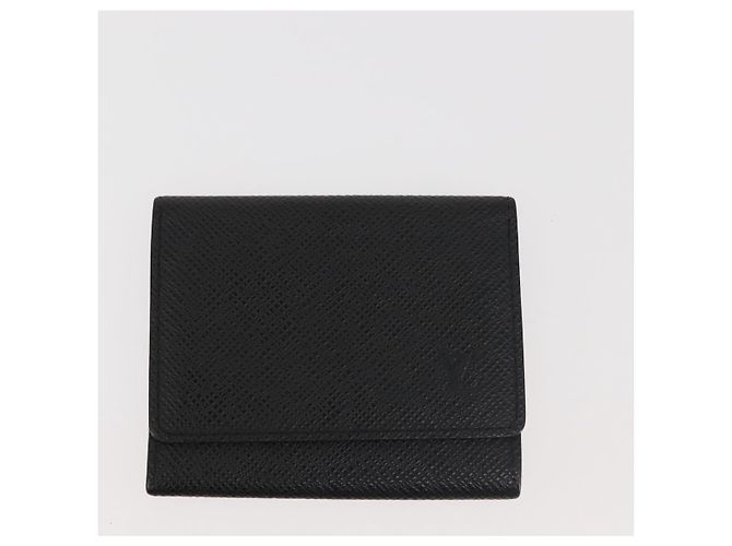CARTERA LOUIS VUITTON Epi Taiga 2Set Gris Ardoise LV Auth 140006 Castaño - vista 12