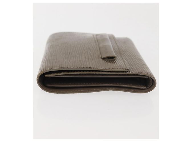CARTERA LOUIS VUITTON Epi Taiga 2Set Gris Ardoise LV Auth 140006 Castaño - vista 5