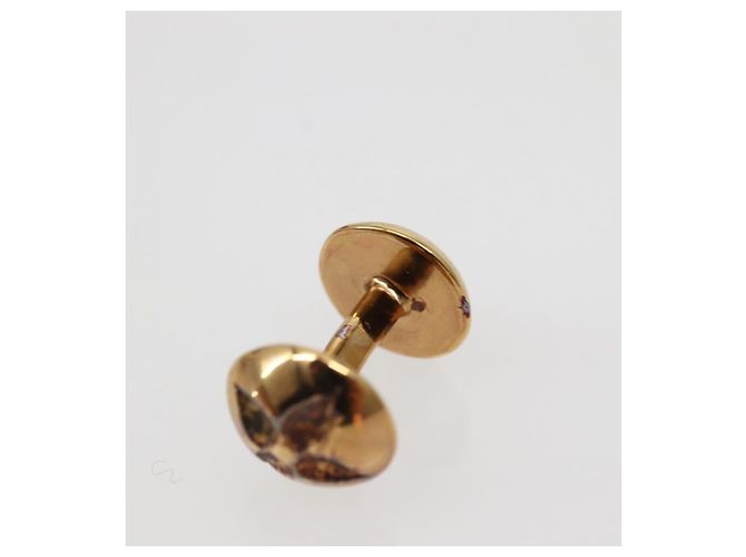 LOUIS VUITTON Bottone da Polso Cuffs metallo Oro M30974 LV Auth 143173V D'oro - vista 21
