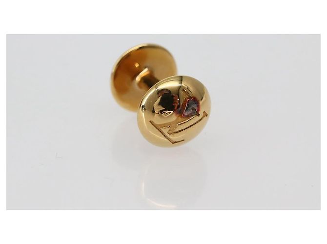 LOUIS VUITTON Bottone da Polso Cuffs metallo Oro M30974 LV Auth 143173V D'oro - vista 22