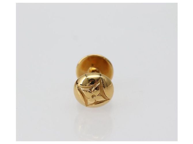 LOUIS VUITTON Bottone da Polso Cuffs metallo Oro M30974 LV Auth 143173V D'oro - vista 24
