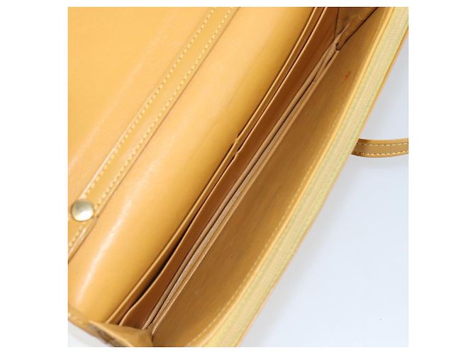 LOEWE Borsa a Spalla in Pelle Gialla Auth SW1530 Giallo - vista 10
