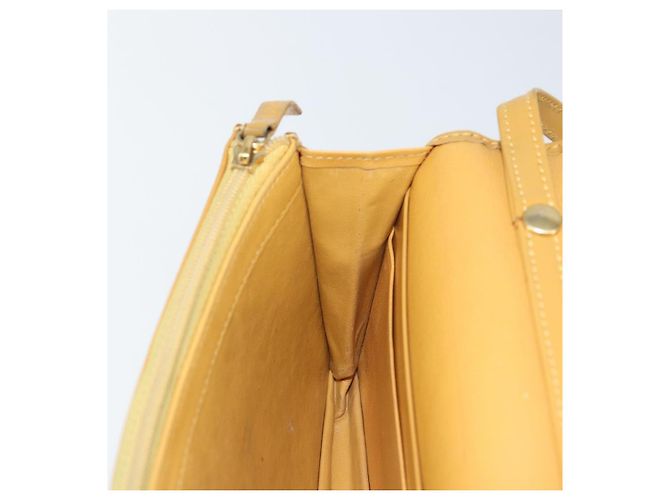 LOEWE Borsa a Spalla in Pelle Gialla Auth SW1530 Giallo - vista 22