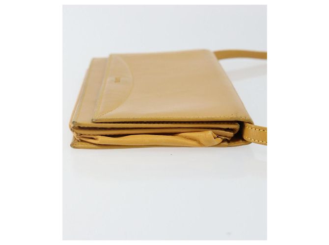 LOEWE Borsa a Spalla in Pelle Gialla Auth SW1530 Giallo - vista 3