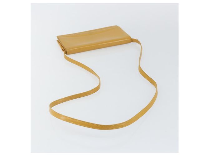 LOEWE Borsa a Spalla in Pelle Gialla Auth SW1530 Giallo - vista 7