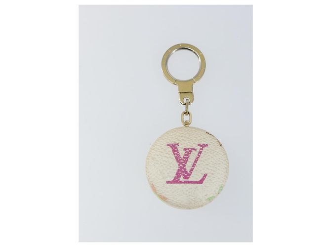 LOUIS VUITTON Monogram Multicolor Astropill Charm Weiß M51911 LV Auth 140420 - Ansicht 2