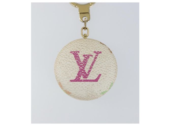 LOUIS VUITTON Monogram Multicolor Astropill Charm Weiß M51911 LV Auth 140420 - Ansicht 4