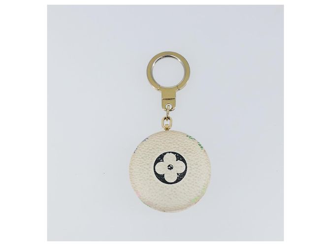 LOUIS VUITTON Monogram Multicolor Astropill Charm Weiß M51911 LV Auth 140420 - Ansicht 5