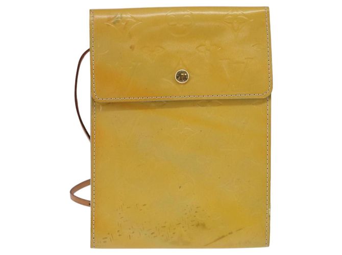 LOUIS VUITTON Borsa a spalla Kenmare Monogram Vernis Grigio M91060 LV Auth BA5998 - vista 13