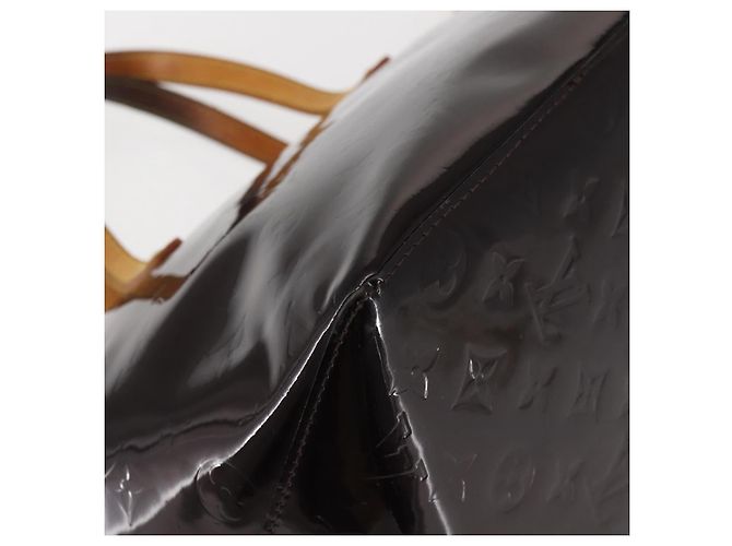 LOUIS VUITTON Borsa Tote Bellevue GM Monogram Vernis Amarante M93589 Auth 142614 Bordò - vista 16