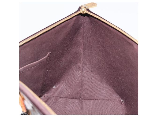 LOUIS VUITTON Borsa Tote Bellevue GM Monogram Vernis Amarante M93589 Auth 142614 Bordò - vista 20
