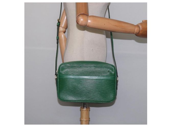 LOUIS VUITTON Borsa a Spalla Epi Trocadero 27 Verde M52314 LV Auth BA5705 - vista 22