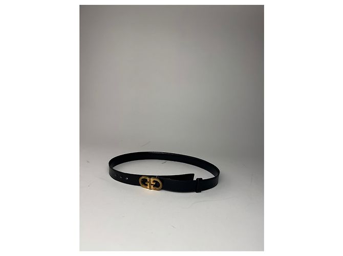 Vintage Gucci Ledergürtel Schwarz - Ansicht 11