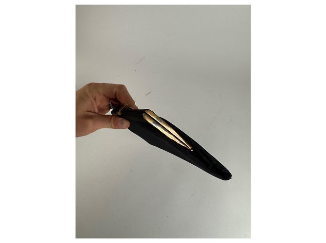 Clutch Vintage Loewe Madrid Anni 70 Nero - vista 4