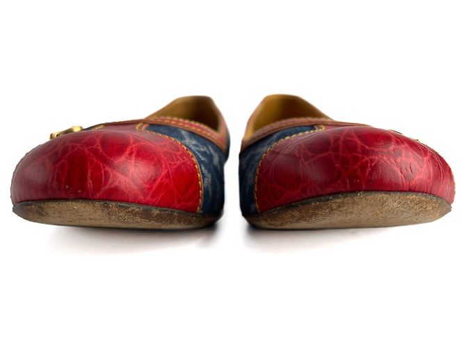 Louis Vuitton Ballet Flats aus Denim Denim Schuhe 38 Bicolor - Ansicht 5