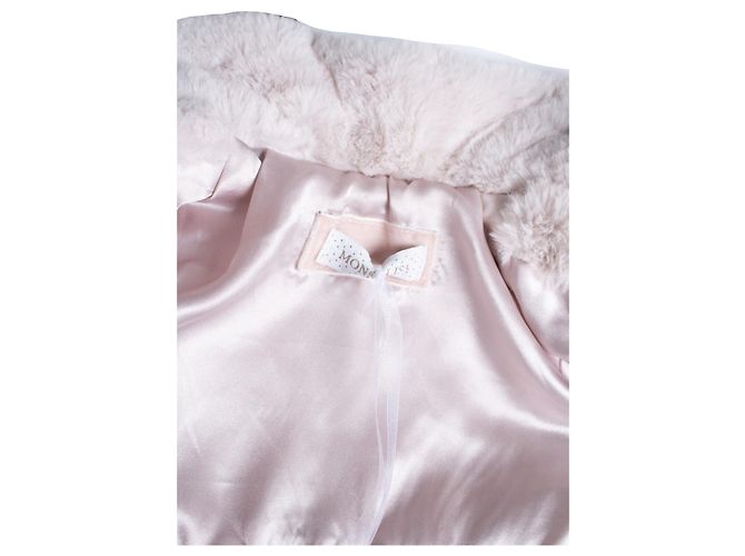 Monnalisa Kinderjacke mit Schleifendetail in Rosa Pink - Ansicht 4